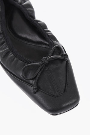 Nappa-Ballerinas CAMILLA mit quadratischer Spitze