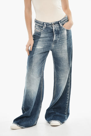 Jeans 1996 D-SIRE mit weitem Bein und ausgefranstem Saum 25cm