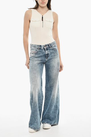 Weite Jeans 1978 D-AKEMI mit sichtbaren Nähten 32cm L30