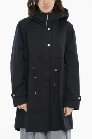 Lightweight Cotton Parka With Hood