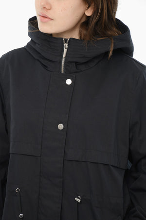 Lightweight Cotton Parka With Hood