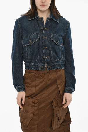 Denimjacke DE-TRACY mit Logoknöpfen