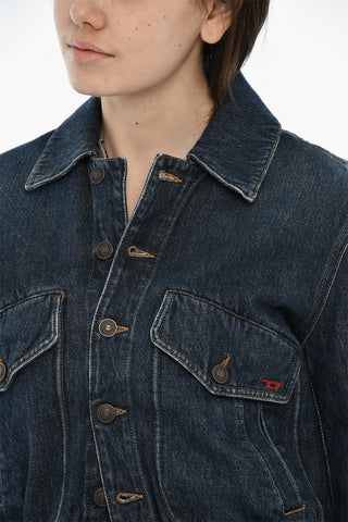 Denimjacke DE-TRACY mit Logoknöpfen