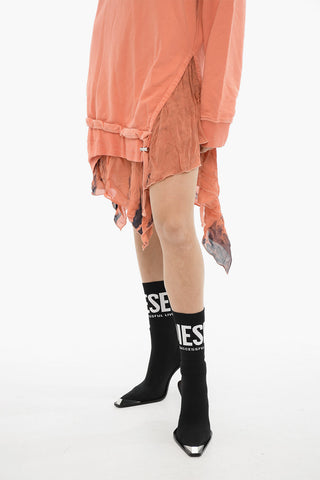 Asymmetric Fleece Dress D-ROLLY