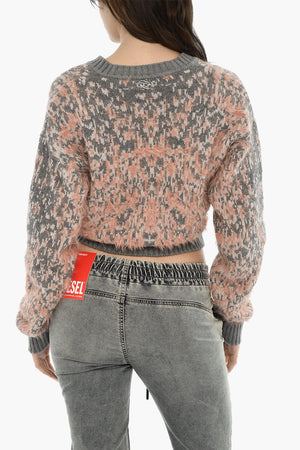 Maglia Collo a V M-RENZA Tricolore Crop