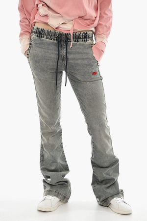 Jogg Jeans 2069 D-EBBEY Boot Cut With 25cm Elastic Waistband