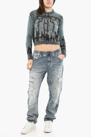 Jogg Jeans D-URSY Cargo With 18cm Elastic Waist
