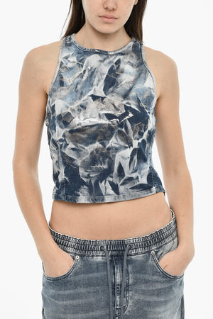 Metallic Fabric Tank Top DE-PLAQUE-S