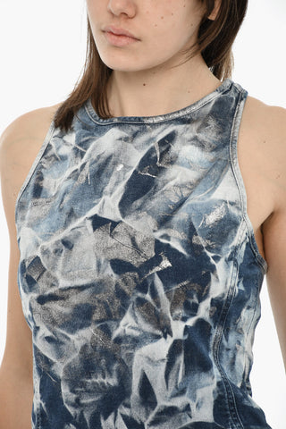 Metallic Fabric Tank Top DE-PLAQUE-S