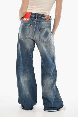 Jeans 1996 D-SIRE mit weitem Bein und ausgefranstem Saum 25cm