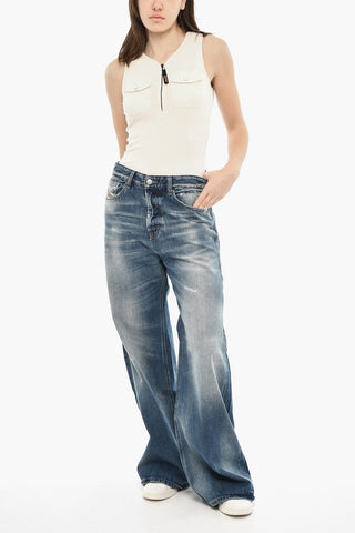 Jeans 1996 D-SIRE mit weitem Bein und ausgefranstem Saum 25cm