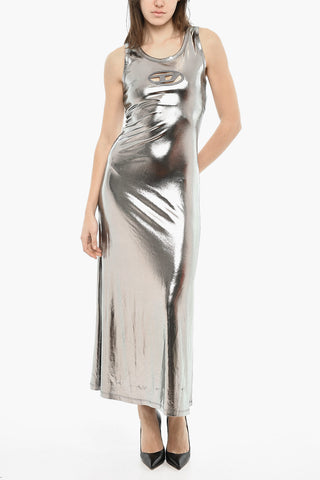 Maxi-Kleid D-LYNY metallisiert