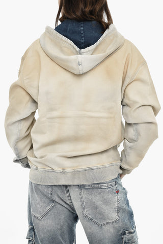 Sweatshirt D-GIR-S Vintage Effect With Hood
