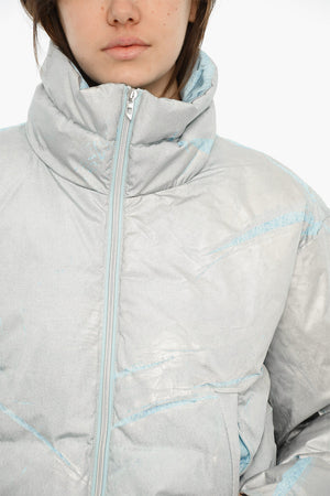 Einfarbige Steppjacke W-HIMSY Mit Reißverschluss