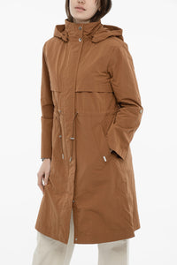 Parka BRIAR in Tinta Unita con Cappuccio Removibile