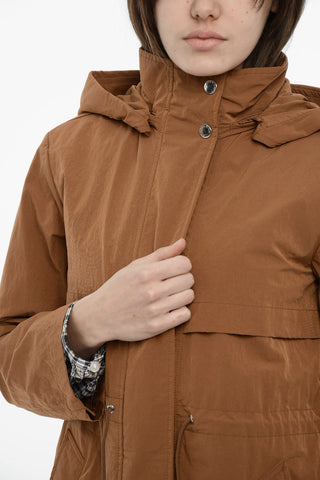 Einfarbiger Parka BRIAR Mit Abnehmbarer Kapuze