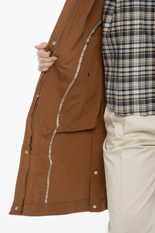 Einfarbiger Parka BRIAR Mit Abnehmbarer Kapuze