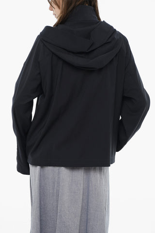 Virgin Wool Jacket With Concealed Closure