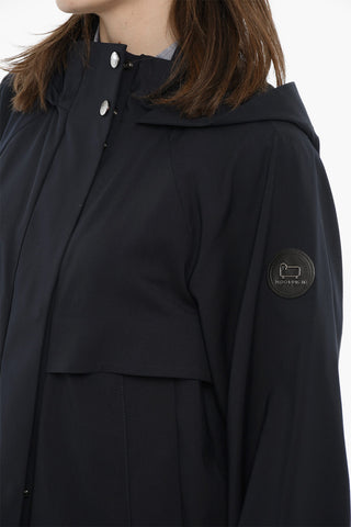 Virgin Wool Jacket With Concealed Closure