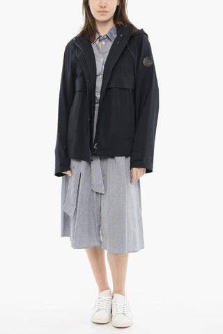 Virgin Wool Jacket With Concealed Closure