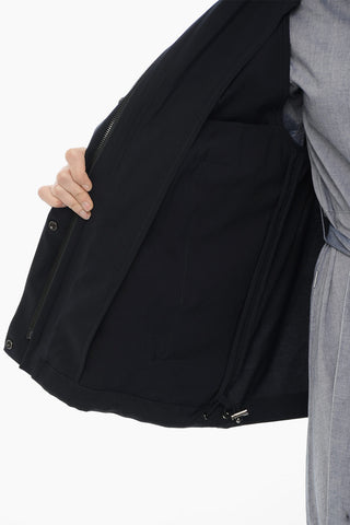 Virgin Wool Jacket With Concealed Closure