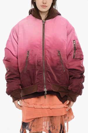 Oversized Tie-Dye Bomber Jacket G-KAMILA With Hood
