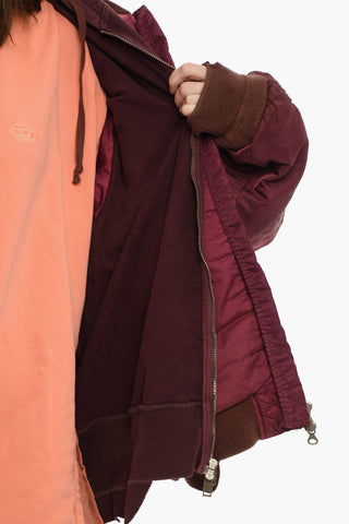 Oversize-Bomberjacke G-KAMILA im Tie-Dye-Look mit Kapuze