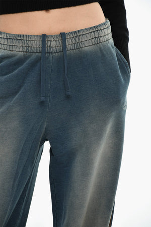 Casual Wide-Leg Pants P-ZENIA-Q1 With Ombre Effect