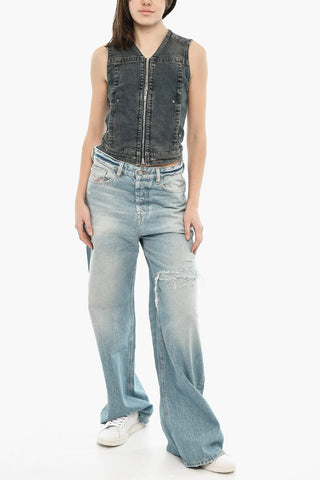 Jeans-Top DE-PROOF-RE Mit Frontreißverschluss