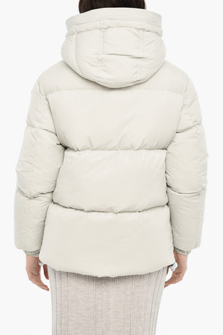 Quilted Down Jacket W-ROLFYS-FL With Removable Hood