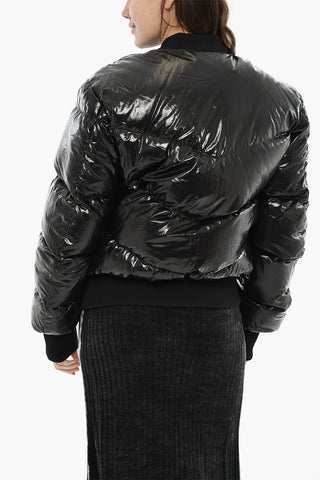 Gesteppte Bomberjacke W-STEN Aus Glänzendem Nylon