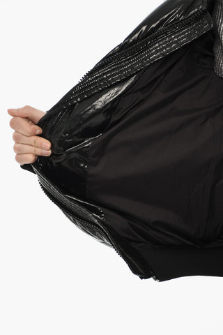 Gesteppte Bomberjacke W-STEN Aus Glänzendem Nylon