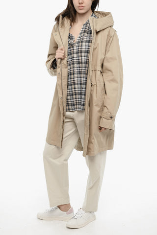 Lightweight Cotton Parka With Hood
