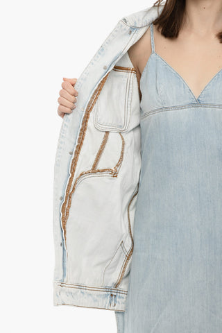 Oversized Denim Jacket DE-FLAMINIA