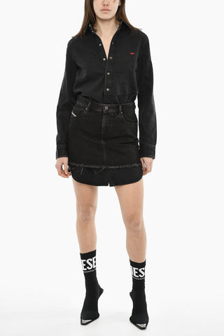 Jeansbluse DE-DESY Mit Langen Ärmeln