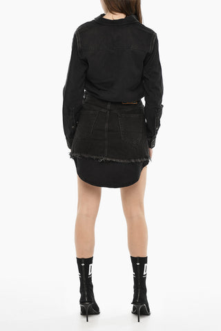 Jeansbluse DE-DESY Mit Langen Ärmeln