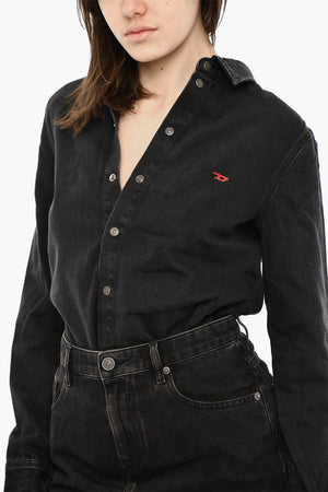 Denim Blouse DE-DESY Long-Sleeve