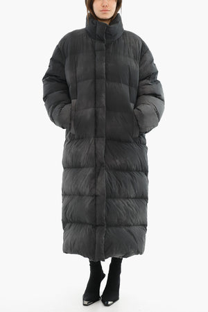 Maxi Quilted Solid-Color Puffer Jacket W-RAVEE