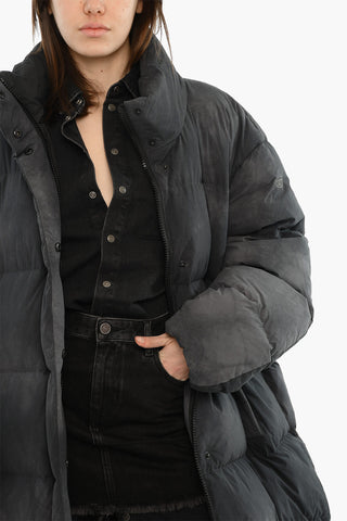 Maxi Quilted Solid-Color Puffer Jacket W-RAVEE