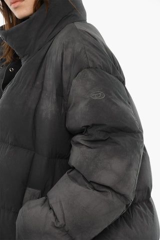 Maxi Quilted Solid-Color Puffer Jacket W-RAVEE