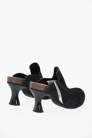 Sabot D-WOODSTOCK in Denim con Tacco 8cm
