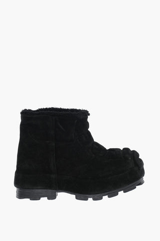 Suede Ankle Boots D-HAMMER with Chunky Sole 6cm
