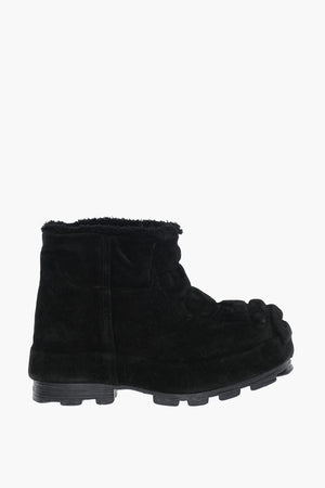Suede Ankle Boots D-HAMMER with Chunky Sole 6cm
