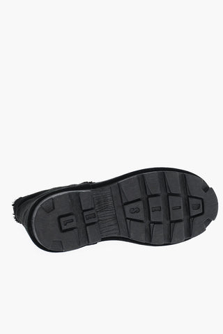 Suede Ankle Boots D-HAMMER with Chunky Sole 6cm
