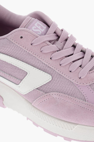 Fabric And Suede Low-Top Sneakers S-TYCHE