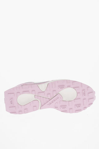 Fabric And Suede Low-Top Sneakers S-TYCHE