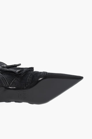 Denim Ankle Boots D-VENUS with Small Pockets, 5cm