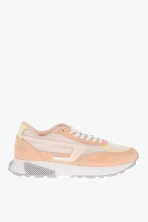 Low-Top-Sneaker S-TYCHE Color-Block aus Leder und Textil