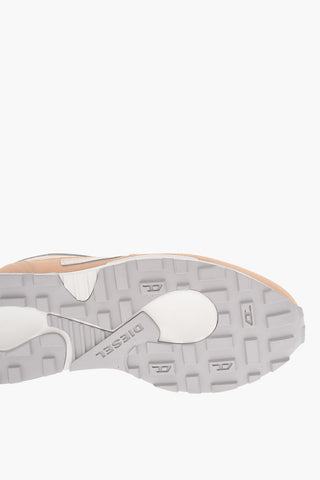 Low-Top-Sneaker S-TYCHE Color-Block aus Leder und Textil