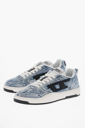 Low-Top-Sneaker S-UKIYO V2 aus Denim mit kontrastierendem Logo